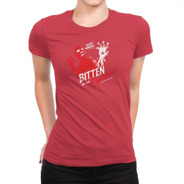 Bitten by the Spider Exclusive - Womens Premium T-Shirts RIPT Apparel Small / Red