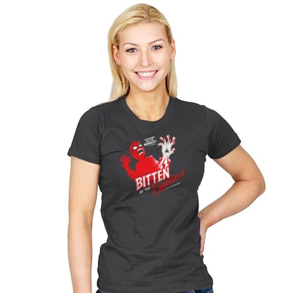 Bitten by the Spider Exclusive - Womens T-Shirts RIPT Apparel Small / Charcoal