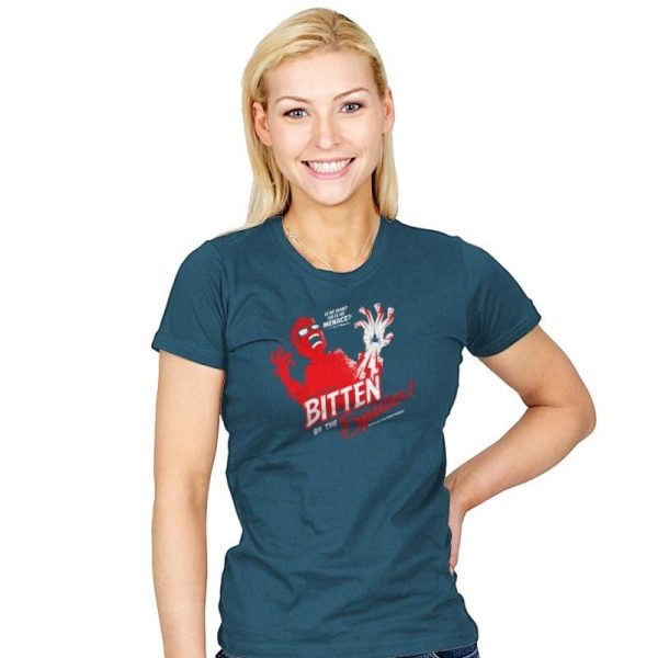 Bitten by the Spider Exclusive - Womens T-Shirts RIPT Apparel Small / Indigo