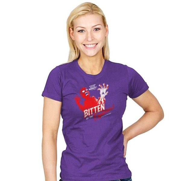 Bitten by the Spider Exclusive - Womens T-Shirts RIPT Apparel Small / Purple