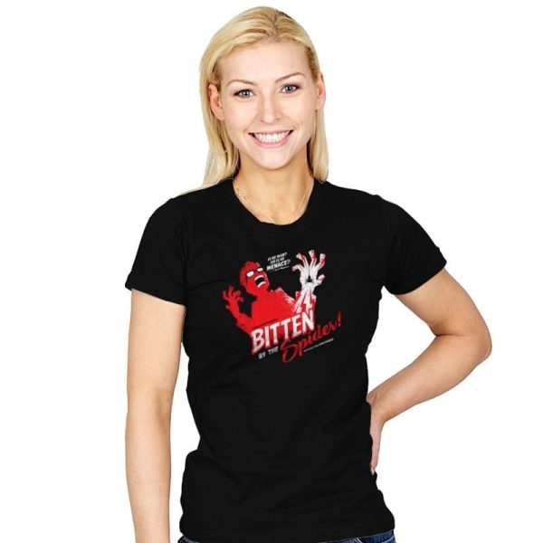 Bitten by the Spider - Womens T-Shirts RIPT Apparel