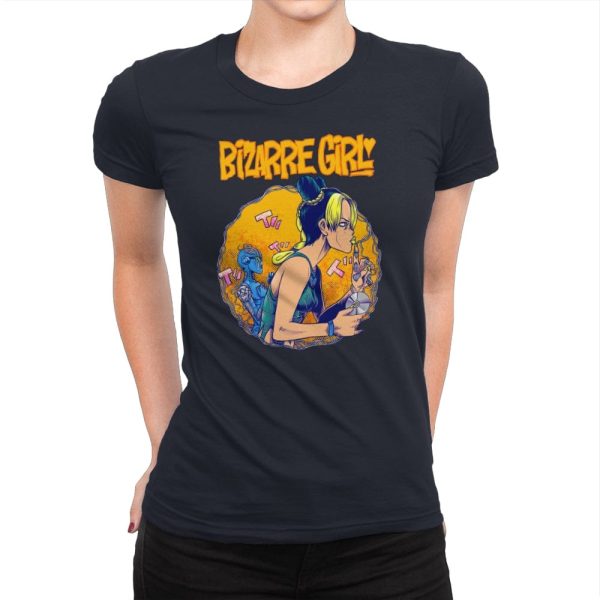 Bizarre Girl - Womens Premium T-Shirts RIPT Apparel Small / Midnight Navy