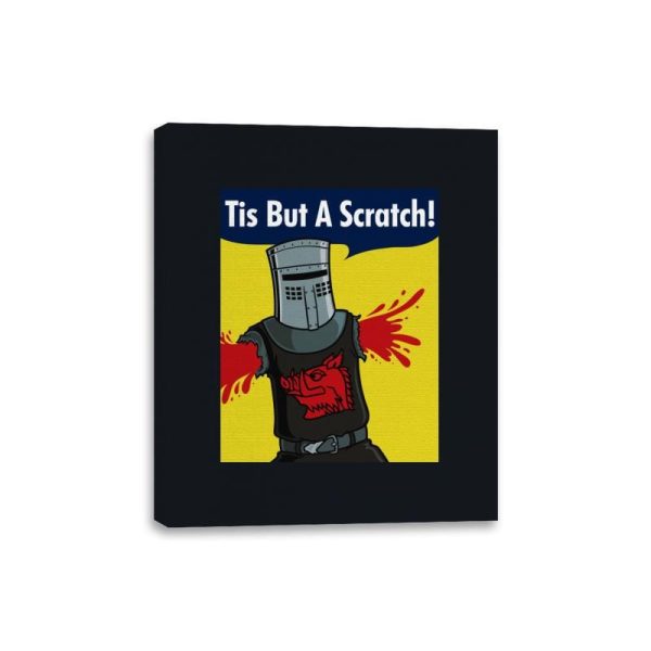 Black Knight Can Do It! - Canvas Wraps Canvas Wraps RIPT Apparel 8x10 / Black