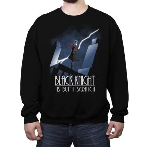 Black Knight: The Animated Series - Crew Neck Sweatshirt Crew Neck Sweatshirt RIPT Apparel Small / Black