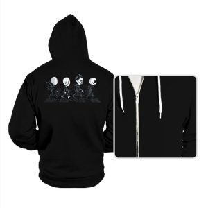Black Scrawny Road - Hoodies Hoodies RIPT Apparel