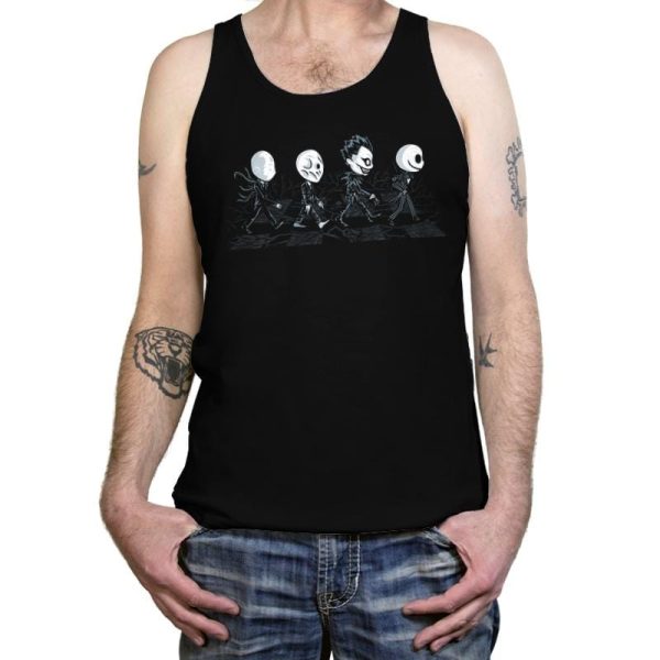 Black Scrawny Road - Tanktop Tanktop RIPT Apparel X-Small / Black
