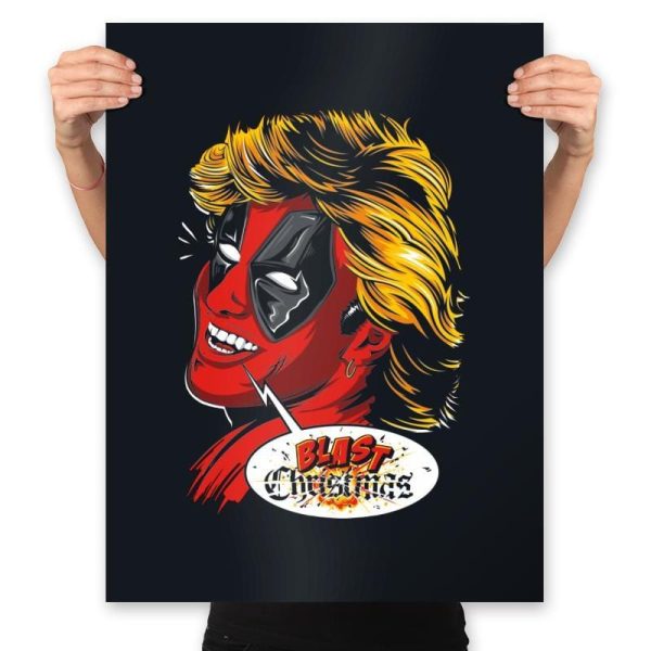 Blast Christmas - Prints Posters RIPT Apparel 18x24 / Black