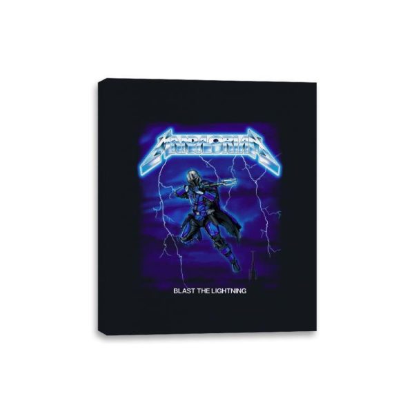 Blast The Lightning - Anytime - Canvas Wraps Canvas Wraps RIPT Apparel 8x10 / Black