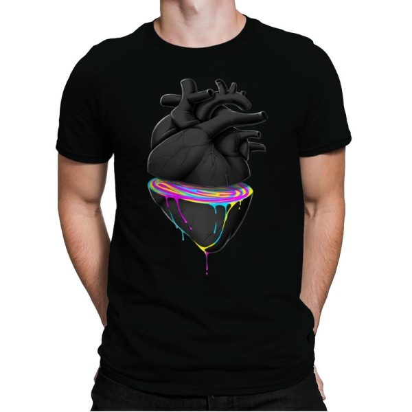 Bleeding Heart Colors - Best Seller - Mens Premium T-Shirts RIPT Apparel Small / Black