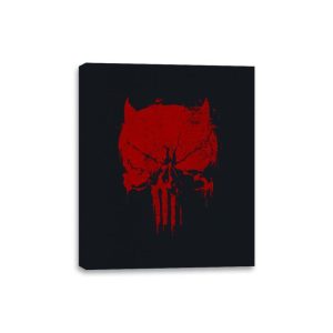 Blind Justice - Canvas Wraps Canvas Wraps RIPT Apparel 8x10 / Black