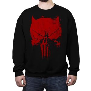 Blind Justice - Crew Neck Sweatshirt Crew Neck Sweatshirt RIPT Apparel Small / Black