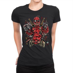Bloody Mercenary - Womens Premium T-Shirts RIPT Apparel Small / Black