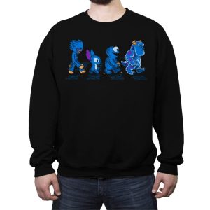 Blue Beast Road - Crew Neck Sweatshirt Crew Neck Sweatshirt RIPT Apparel Small / Black