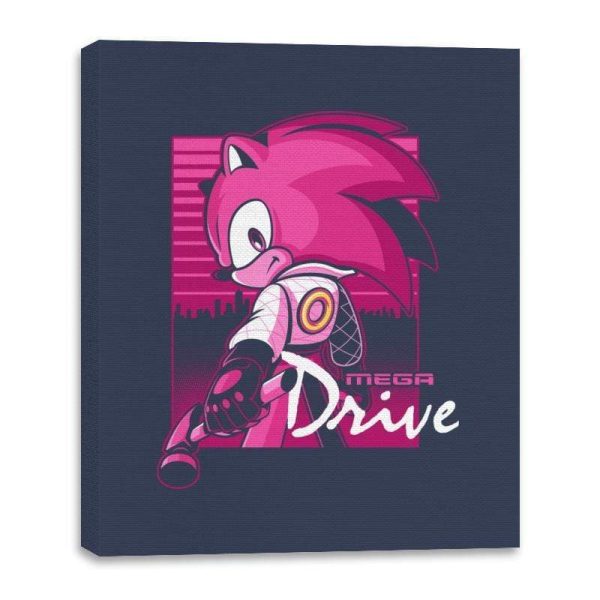 Blue Driver - Canvas Wraps Canvas Wraps RIPT Apparel 16x20 / Navy