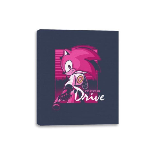 Blue Driver - Canvas Wraps Canvas Wraps RIPT Apparel 8x10 / Navy
