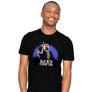 Blue Meth Redemption - Mens T-Shirts RIPT Apparel