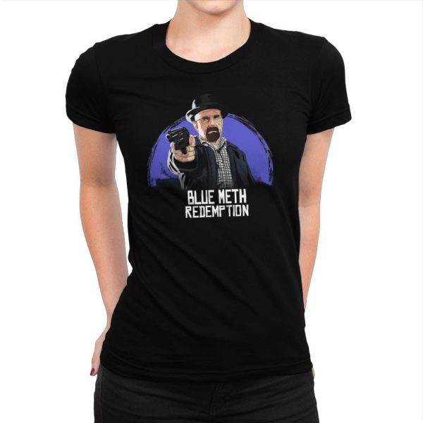 Blue Meth Redemption - Womens Premium T-Shirts RIPT Apparel Small / Indigo