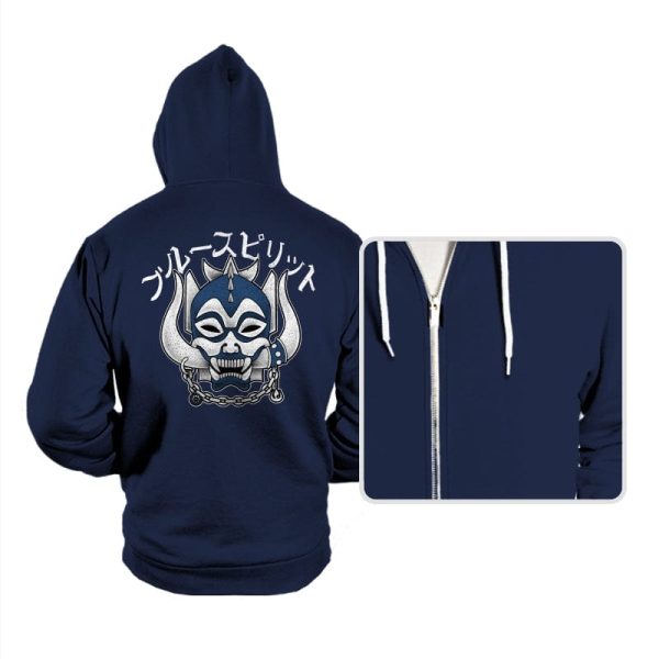 Blue Spirit - Hoodies Hoodies RIPT Apparel Small / Navy