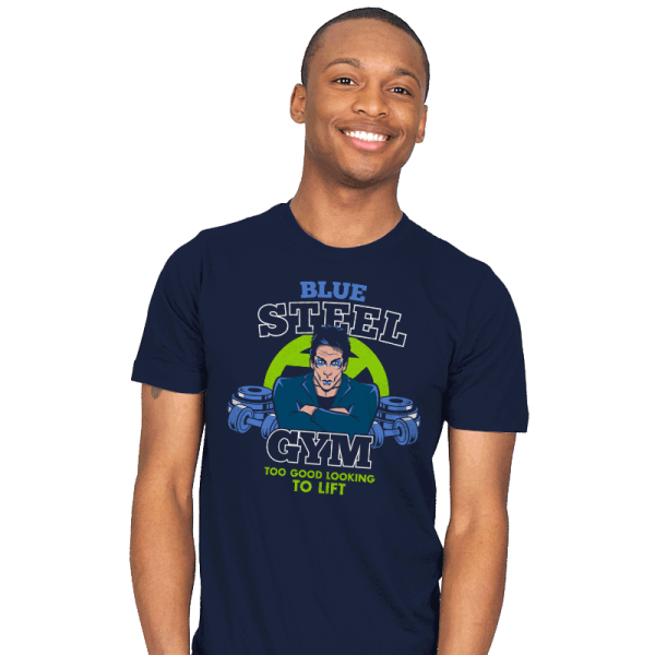 Blue Steel Gym - Mens T-Shirts RIPT Apparel