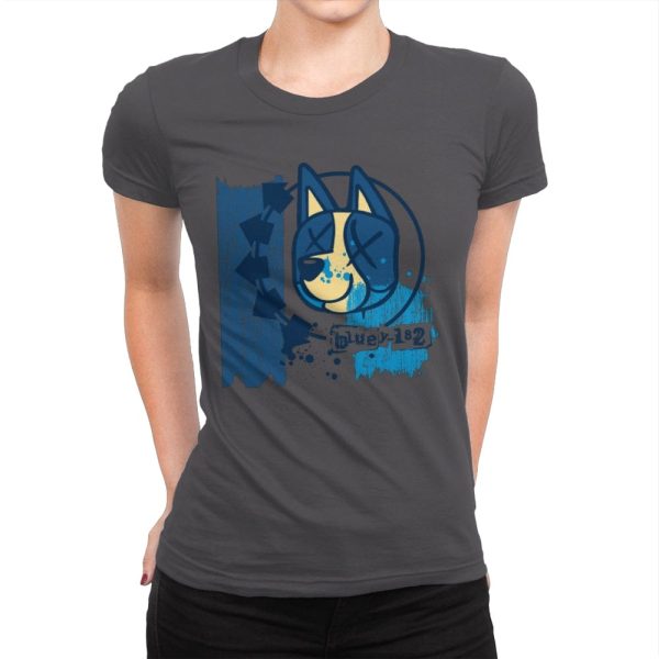 Bluey 182 - Womens Premium T-Shirts RIPT Apparel Small / Heavy Metal