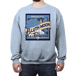 Bluth Moon Exclusive - Crew Neck Sweatshirt Crew Neck Sweatshirt RIPT Apparel