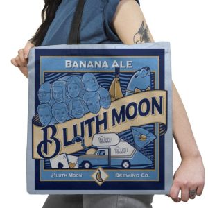 Bluth Moon Exclusive - Tote Bag Tote Bag RIPT Apparel 18x18 / Baby Blue