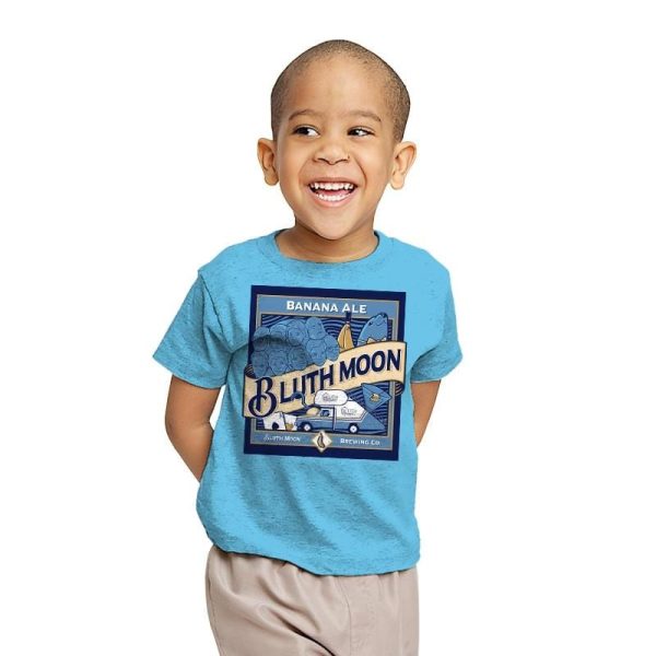 Bluth Moon Exclusive - Youth T-Shirts RIPT Apparel X-small / Sky