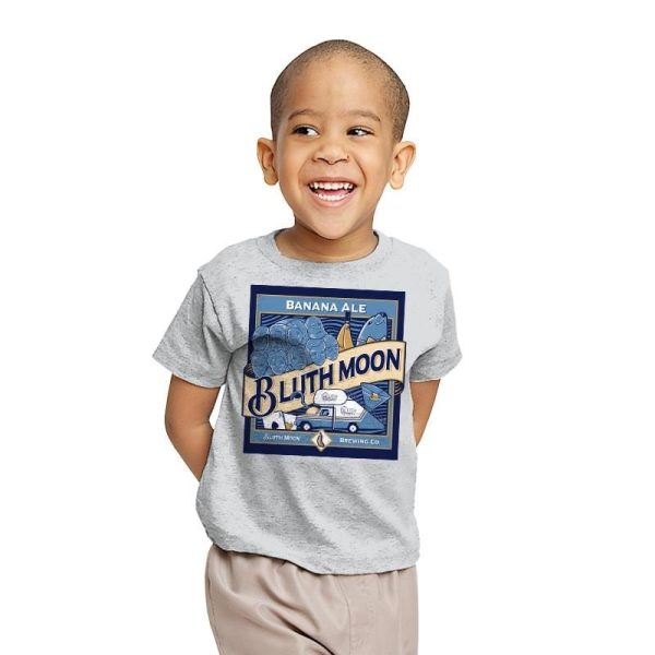 Bluth Moon Exclusive - Youth T-Shirts RIPT Apparel X-small / Sport grey