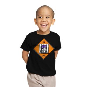 Board Game Prisoner! - Youth T-Shirts RIPT Apparel X-small / Black