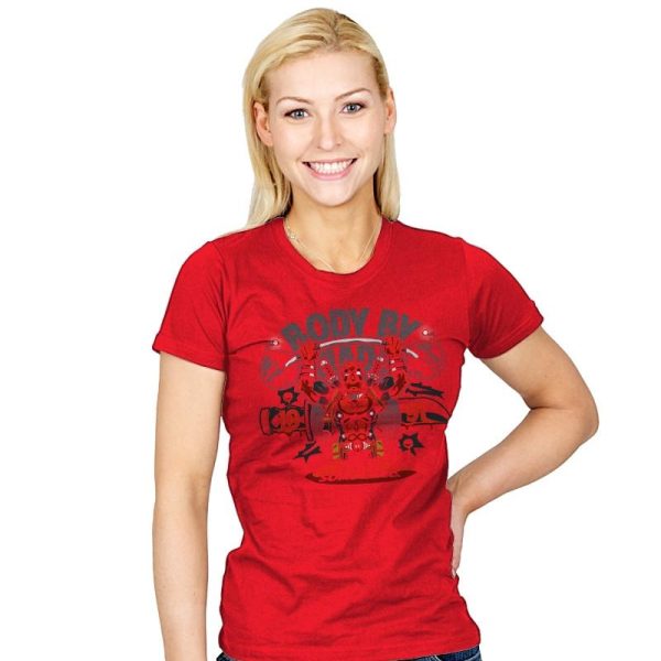 Body by Wade Exclusive - Womens T-Shirts RIPT Apparel Small / Red