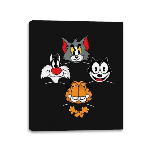 Bohemian Catsody - Canvas Wraps Canvas Wraps RIPT Apparel 11x14 / Black
