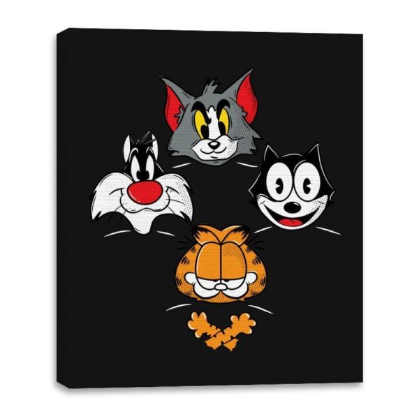 Bohemian Catsody - Canvas Wraps Canvas Wraps RIPT Apparel 16x20 / Black