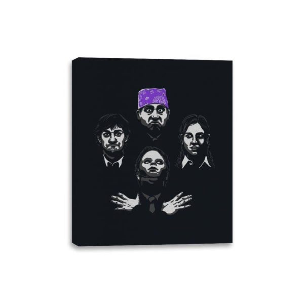 Bohemian Office - Shirt Club - Canvas Wraps Canvas Wraps RIPT Apparel 8x10 / Black