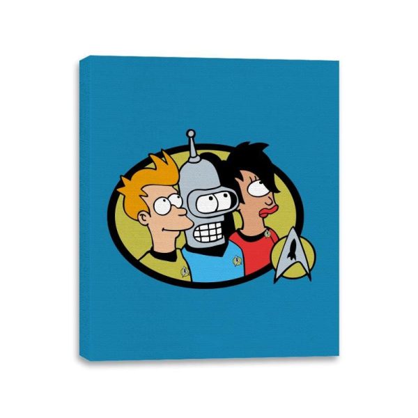 Boldly Go Maybe - Canvas Wraps Canvas Wraps RIPT Apparel 11x14 / Sapphire