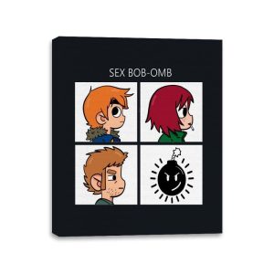 Bom-Ombs - Canvas Wraps Canvas Wraps RIPT Apparel 11x14 / Black
