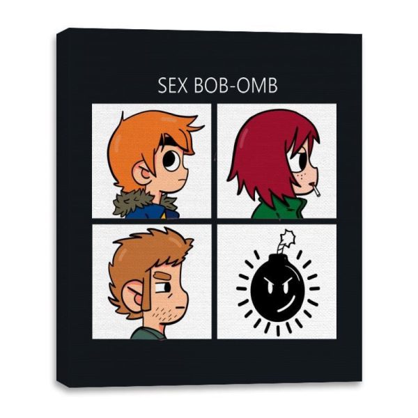 Bom-Ombs - Canvas Wraps Canvas Wraps RIPT Apparel 16x20 / Black