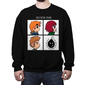 Bom-Ombs - Crew Neck Sweatshirt Crew Neck Sweatshirt RIPT Apparel Small / Black