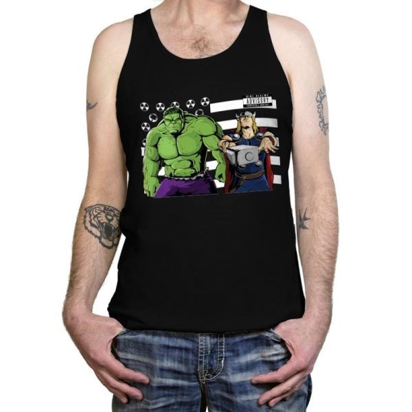Bombs Over Asgard - Best Seller - Tanktop Tanktop RIPT Apparel X-Small / Black