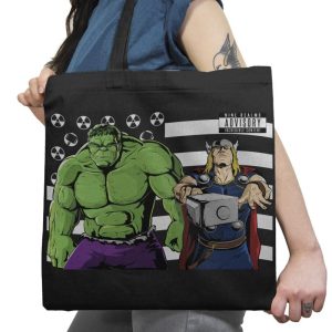 Bombs Over Asgard - Best Seller - Tote Bag Tote Bag RIPT Apparel 18x18 / Black