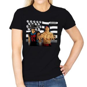 Bombs Over Outworld  - Womens T-Shirts RIPT Apparel Small / Black