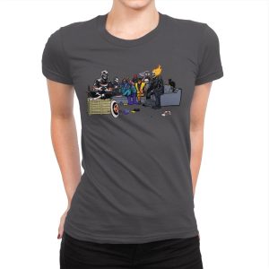 Boneheads - Womens Premium T-Shirts RIPT Apparel Small / Heavy Metal