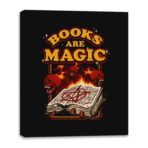 Books Are Magic - Canvas Wraps Canvas Wraps RIPT Apparel