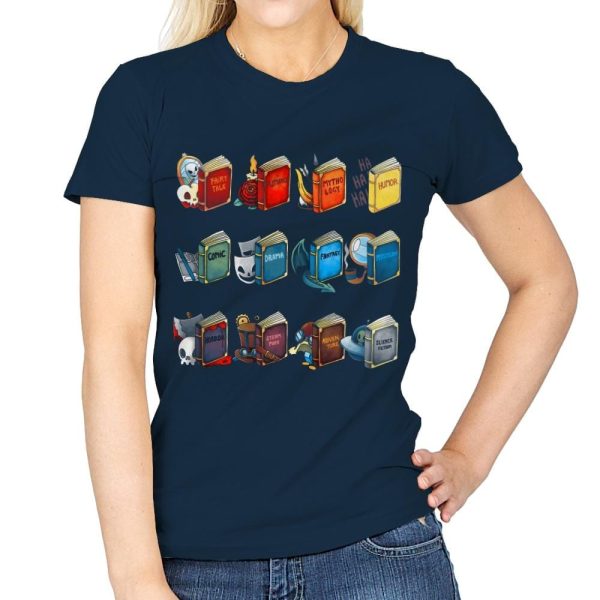 Books - Womens T-Shirts RIPT Apparel