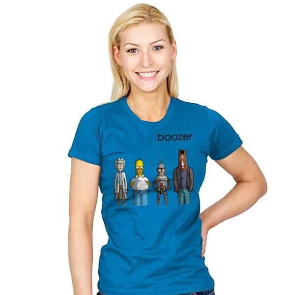 BOOZER - Womens T-Shirts RIPT Apparel