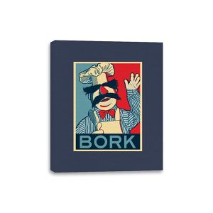 Bork - Canvas Wraps Canvas Wraps RIPT Apparel 8x10 / Navy