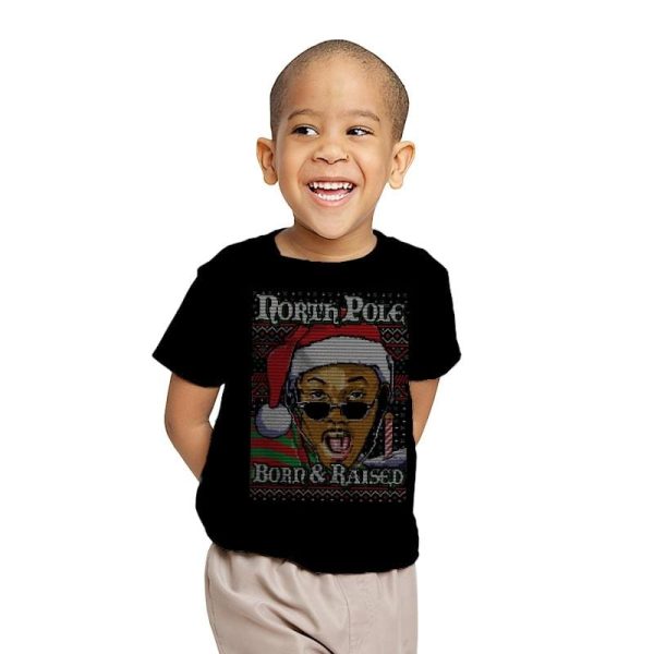 Born and Raised - Ugly Holiday - Youth T-Shirts RIPT Apparel X-small / Black