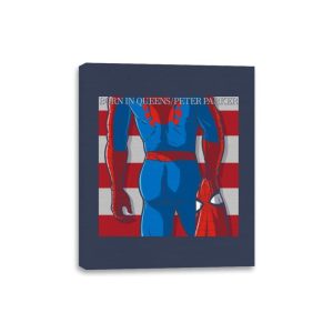 Born in Queens - Canvas Wraps Canvas Wraps RIPT Apparel 8x10 / Navy