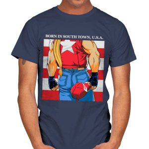 Born in South Town, USA! - Mens T-Shirts RIPT Apparel Small / Navy