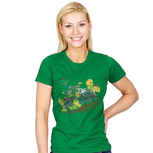 Bots Before Time - Best Seller - Womens T-Shirts RIPT Apparel Small / Kelly