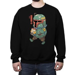 BounTea Hunter - Crew Neck Sweatshirt Crew Neck Sweatshirt RIPT Apparel Small / Black